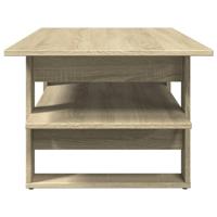 Salontafel 102x55x42 cm bewerkt hout sonoma eikenkleurig - thumbnail