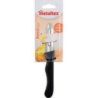 Metaltex basic line schilmes 25 cm zwart/rvs - thumbnail