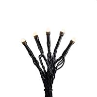 Konstsmide 3811-800 Micro-lichtketting Buiten Energielabel: G (A - G) werkt op het lichtnet Aantal lampen 40 LED Barnsteen Verlichte lengte: 12.64 m - thumbnail