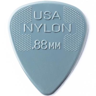 Dunlop Nylon Standard 0.88mm plectrum donkergrijs Dunlop Nylon Standard 0.88mm plectrum donkergrijs