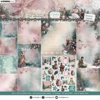 Studio Light • jenine's mindful art christmas blush designer paper pad double-sided scrapbooking - thumbnail