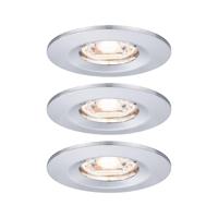 Paulmann 94303 EBL Nova mini Coin LED-inbouwlamp Set van 3 stuks LED 4 W Chroom - thumbnail