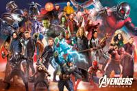 Poster Marvel - Avengers - Endgame Line Up 91,5x61cm - thumbnail