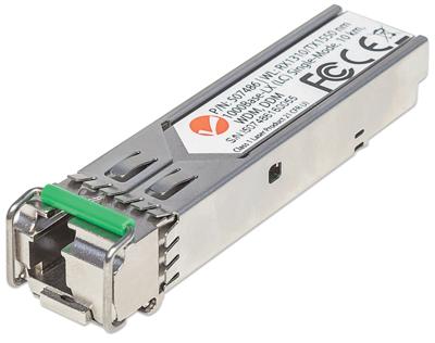 INTELLINET Gigabit SFP Mini-GBIC transceiver WDM bidirectioneel 1000Base-LX (LC) single-mode poort bereik tot 10km RX1310/TX1550