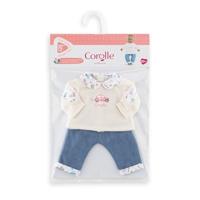 Corolle t-shirt en spijkerbroek voor babypop, 30cm - thumbnail