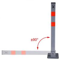 Parkeerslagboom 5x5x65 cm incl Sleutel - thumbnail