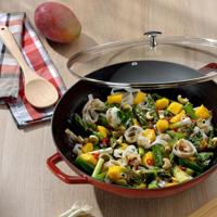 Wokpan Gietijzer Rood, 36 cm - Kela | Calido - thumbnail