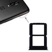 SIM-kaart lade + SIM-kaart lade voor OnePlus 6T (zwart) - thumbnail