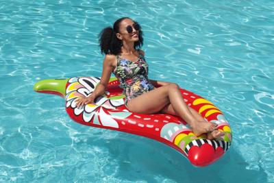 Bestway Opblaasbare Matras Chili Peper 195x99 cm Strand en Zwembad 43490