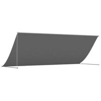 VidaXL Luifel uittrekbaar 400x150 cm stof en staal antracietkleurig - thumbnail