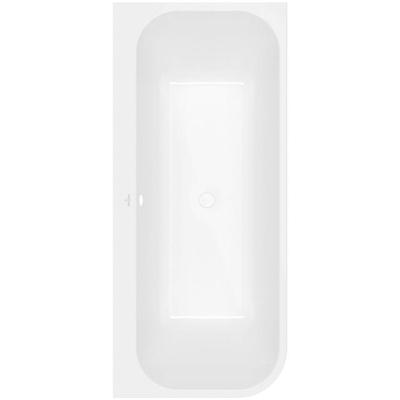 Villeroy & Boch Architectura Back-to-wall bad voor hoekinbouw rechts - glans wit Alpin (wit) uba180are9cr00v-01
