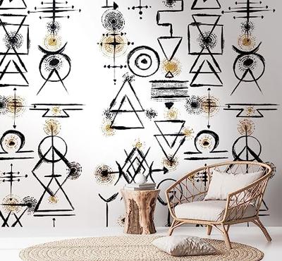 Livingwalls The Wall II - Wit - Abstract - 391981