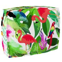 VidaXL Kussen bloemen multikleur 50 x 40 x 12 cm oxford stof - thumbnail