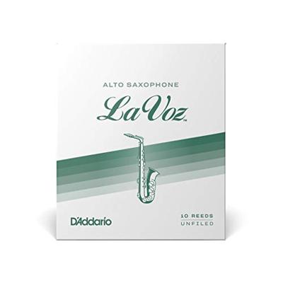 D&apos;Addario Woodwinds RJC10MS La Voz Medium Soft rieten voor altsax (10 stuks)