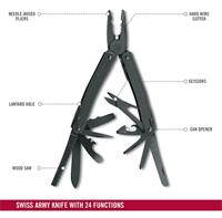 Victorinox Swiss Tool Spirit XBS 3.0224.3CN Multitool Aantal functies 25 Zwart - thumbnail