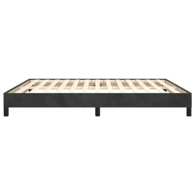 Bedframe zonder matras 180x200 cm fluweel zwart