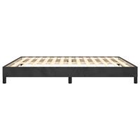 Bedframe zonder matras 180x200 cm fluweel zwart - thumbnail