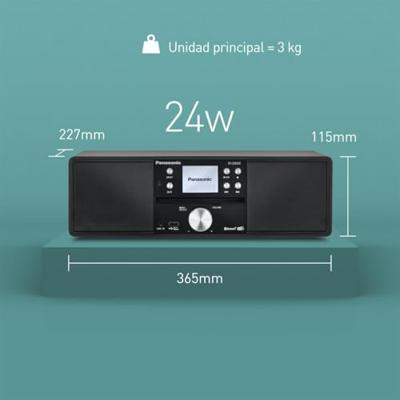 Panasonic SC-DM202EG-K Bluetooth speaker Zwart