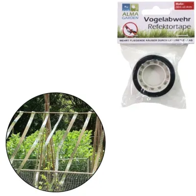 Alma Garden vogelwerend reflectie tape 30 m | 24 stuks