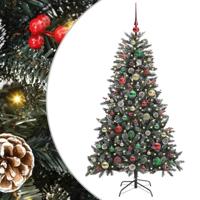 VidaXL Kunstkerstboom met 150 led groen 150 cm pvc en plastic en staal - thumbnail