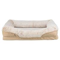 Trixie vital hondenmand lino hoekig beige - thumbnail