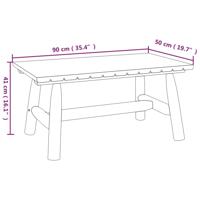 3-delige Loungeset massief vurenhout - thumbnail
