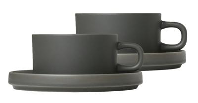 Blomus Kopjes en Schotel Pilare Agave Green 170 ml - 2 Stuks