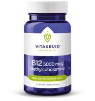 Vitakruid B12 5000 mcg Actief Methylcobalamine Vitamine - thumbnail