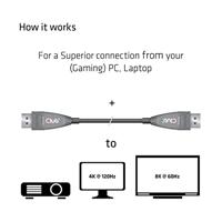 club3D CAC-1079 DisplayPort-kabel DisplayPort Aansluitkabel DisplayPort-stekker 20.00 m Zwart - thumbnail