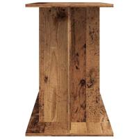 Aquariumstandaard 100x40x60 cm bewerkt hout oud houtkleurig - thumbnail