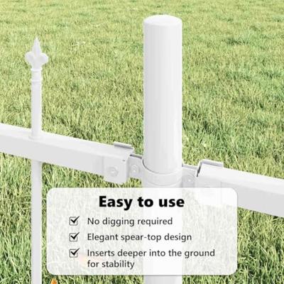 Tuinhek 5 pcs Wit 170 x 215 cm Gepoedercoat staal