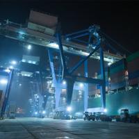 Luxor LED Breedstraler - 150 watt 24.000 Lumen (160lm/W) - Anti-verblinding - IK06 - 6400K daglicht wit - IP65 waterdicht - LED Schijnwerper - thumbnail