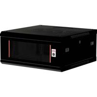 ROLINE 19-inch wandbehuizing Basic Plus 4U, 600x600 BxD zwart - thumbnail