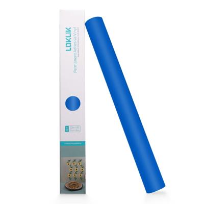 LOKLiK • permanent zelfklevend vinyl mat koningsblauw 30,5x180cm