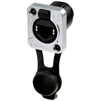 Rean AV RJ45-doorvoer-inbouwbus, IP65, vernikkelde D-behuizing RRE8F-Z-000-1 Bus, recht 1 stuk(s) - thumbnail