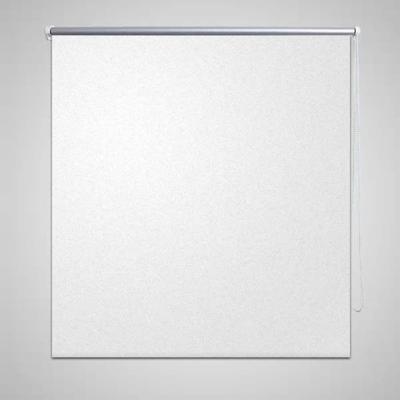 VidaXL Rolgordijn verduisterend 84,4 x 230 cm stofbreedte 80 cm wit