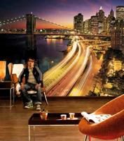 Komar Home; Komar Colours Fotobehang New York City Lights - 8-516 - thumbnail