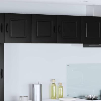 Keukenkast met opslag Kalmar Zwart 80 x 31 x 40 cm Bewerkt hout