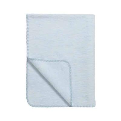 Meyco Uni wiegdeken 75x100 cm lichtblauw