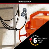 Masterlock Kit, kabel met hangslot en muuranker - 8271EURDAT 8271EURDAT - thumbnail