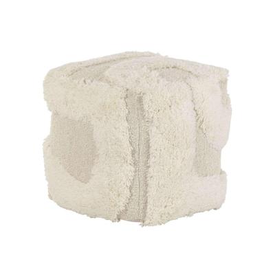 Voetensteun Home ESPRIT Beige Boho 45 x 45 x 45 cm Voetensteun Home ESPRIT Beige Boho 45 x 45 x 45 cm