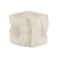 Voetensteun Home ESPRIT Beige Boho 45 x 45 x 45 cm - thumbnail