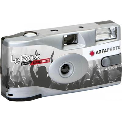 AgfaPhoto AGFAPHOTO - LeBox Black/White 36 601026 - Digitalkamera - Digitalkamera Wegwerpcamera 1 stuk(s) Met ingebouwde flitser