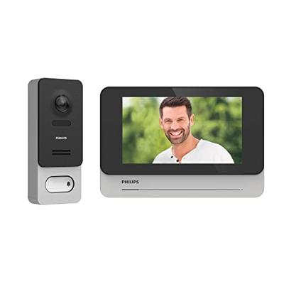 Philips WelcomeEye Wireless Complete set voor Video-deurintercom Bluetooth, WiFi Zwart/grijs, Aluminium