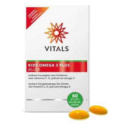 Vitals Kids omega 3 plus jellies 60 Stuks