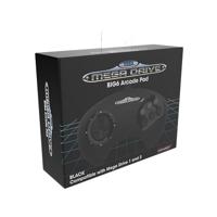 Retro-Bit - SEGA Mega Drive BIG 6 Wired Arcade Pad (Black) - thumbnail