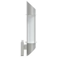 Buitenwandlamp roestvrij staal zilverkleurig - thumbnail