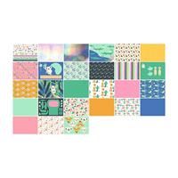 Creatief blok, 27 vellen SWEET SAFARI FOLIA meerkleurig - thumbnail