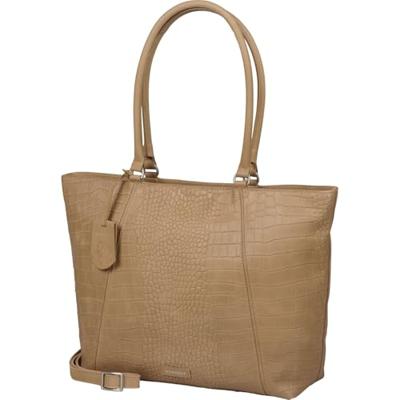 Burkely Cool Colbie Wide Tote 15.6 Inch-Beige