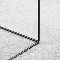 VidaXL Vloerkleed oviedo laagpolig ø 120 cm grijs - thumbnail